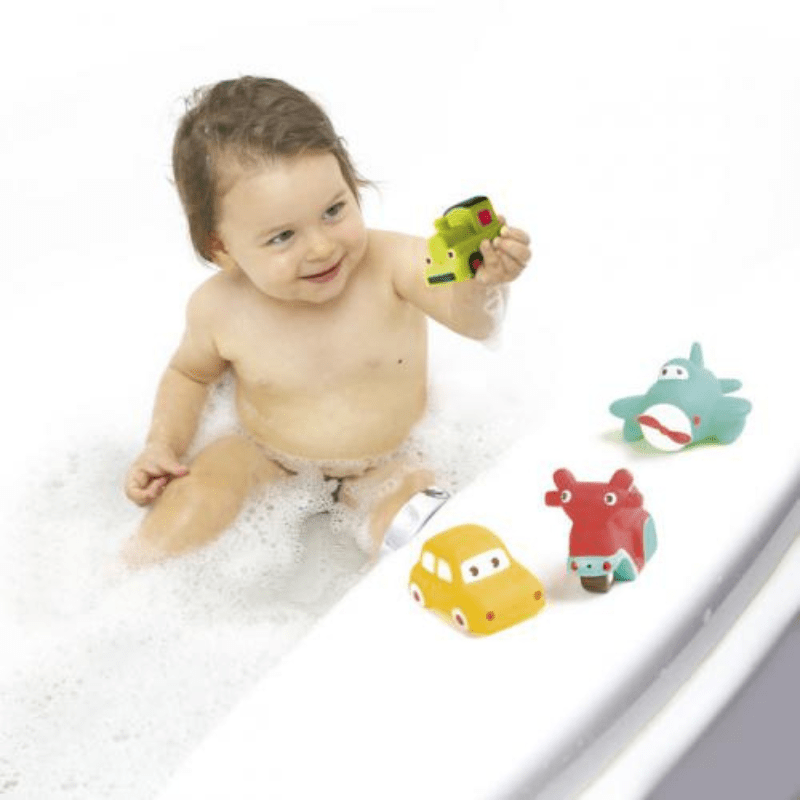 Brinquedos de Banho Esguichadores – Pack com 4 Flutuantes, Ludi - O Gato das Fraldas