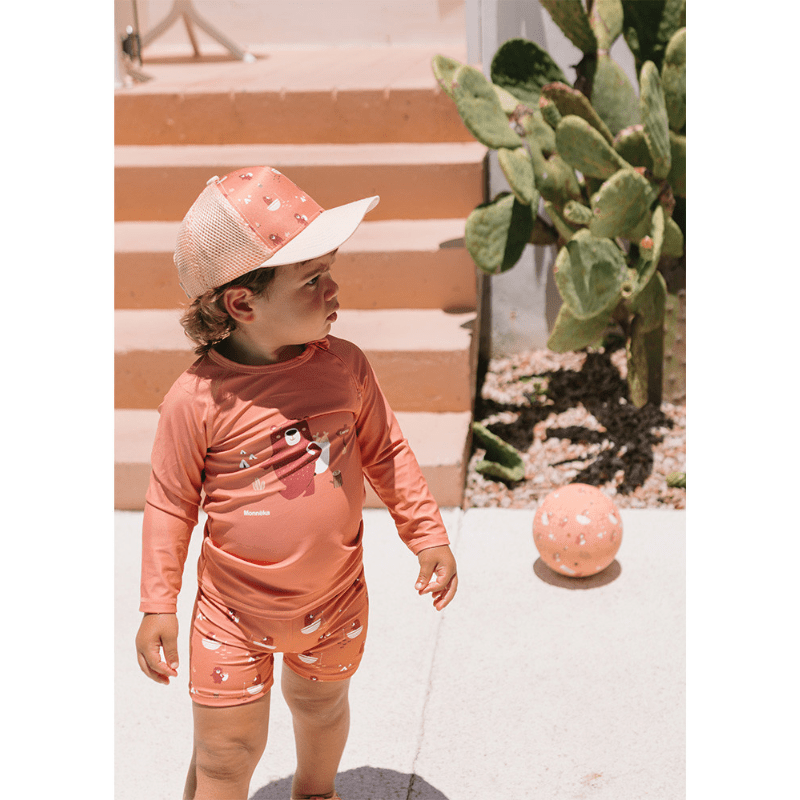 Calção de Banho Infantil Camping UV50+ – Monnëka - O Gato das Fraldas