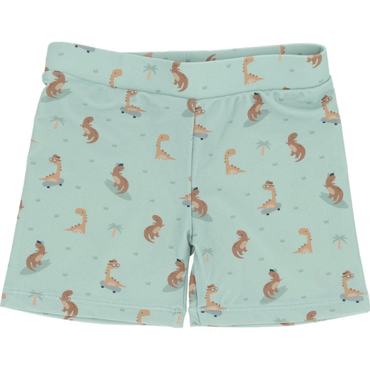 Calção de banho short Cool Dinos, com Proteção Solar, Monneka - O Gato das Fraldas