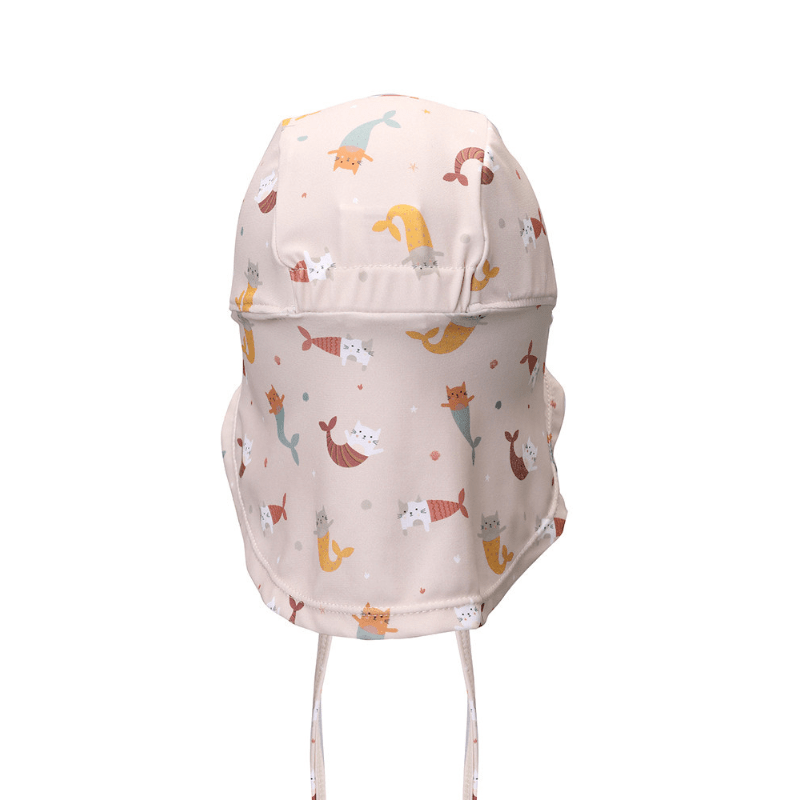 Chapéu de Praia Infantil Mermaid Cats Baby UV50+, Monneka - O Gato das Fraldas