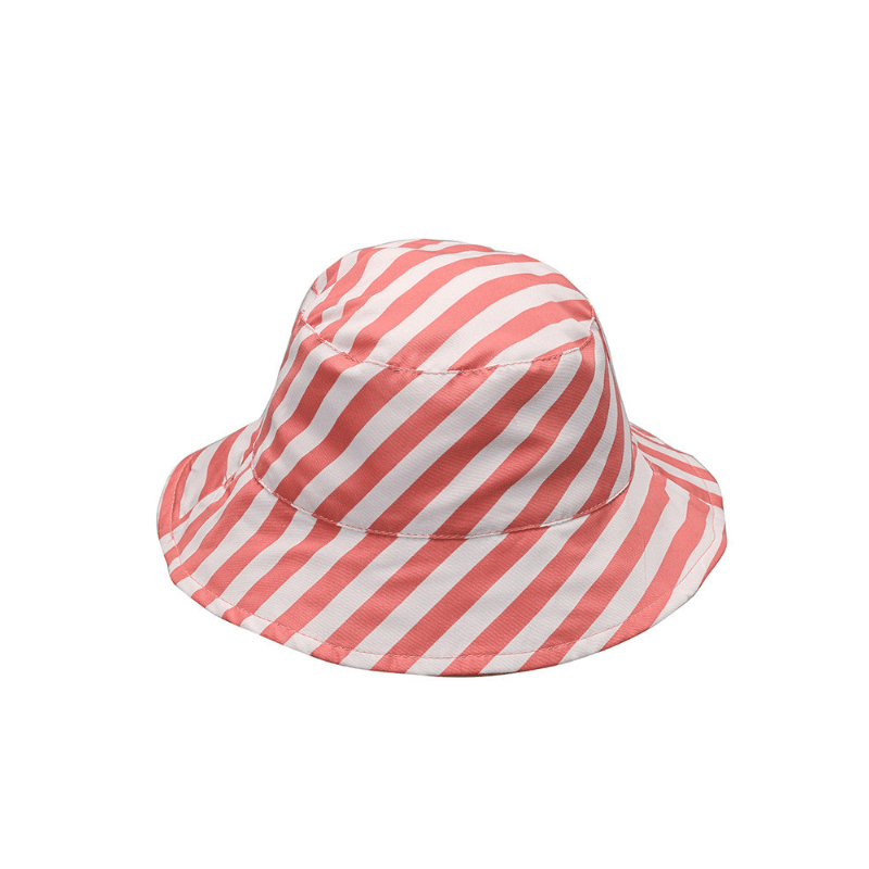 Chapéu Infantil Reversível UV30 Stripes Bloom & Blush, Monnëka - O Gato das Fraldas