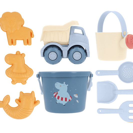 Conjunto de Brinquedos de Praia Hippos – Monnëka - O Gato das Fraldas