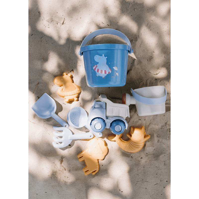 Conjunto de Brinquedos de Praia Hippos – Monnëka - O Gato das Fraldas