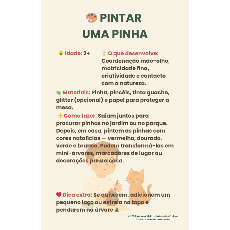 E - book 24 Atividades de Natal - O Gato das Fraldas - O Gato das Fraldas