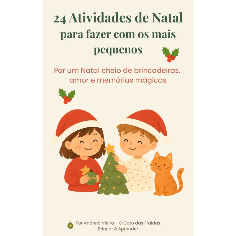 E - book 24 Atividades de Natal - O Gato das Fraldas - O Gato das Fraldas