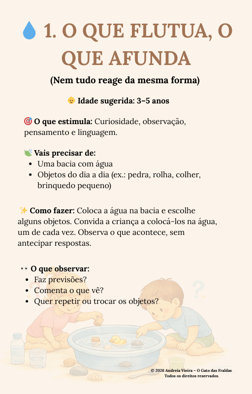 E - book - 25 Experiências para crianças curiosas - O Gato das Fraldas - O Gato das Fraldas