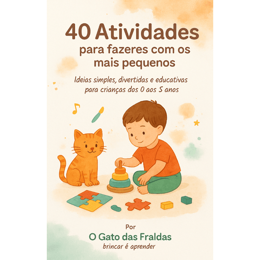 E - book 40 Atividades para Crianças – O Gato das Fraldas - O Gato das Fraldas
