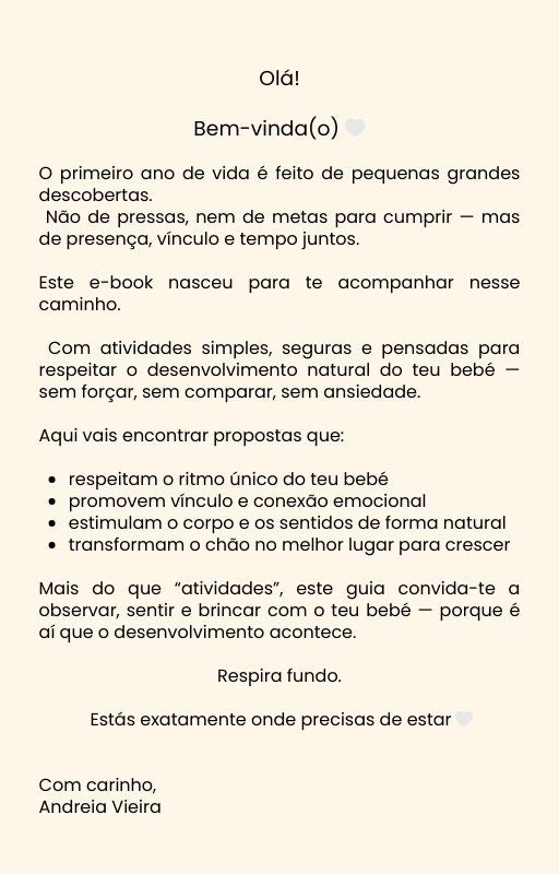 E - book 40 Atividades para o Primeiro Ano do Teu Bebé (0–12 meses) - O Gato das Fraldas