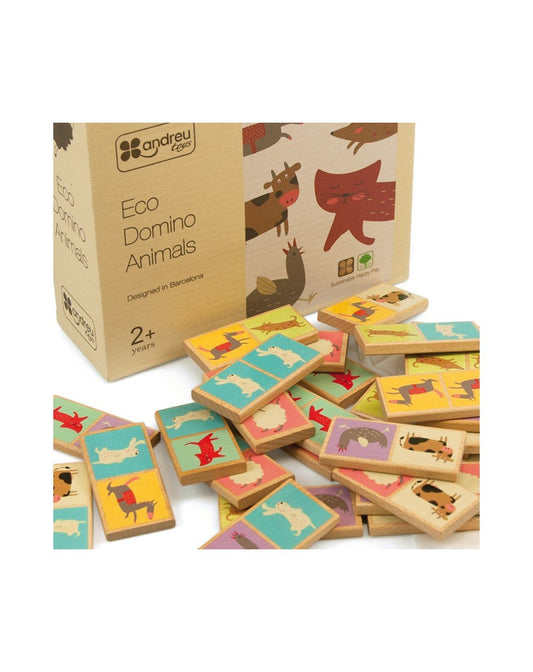 Eco Domino Animals Andreu Toys - O Gato das Fraldas