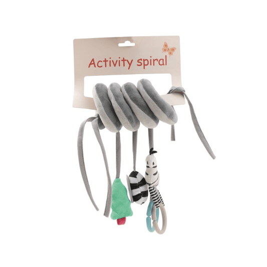 Espiral de atividades para bebé - O Gato das Fraldas