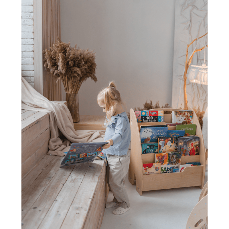 Estante Infantil em Madeira – Luna Toys - O Gato das Fraldas