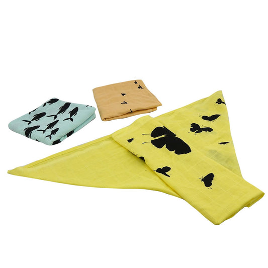 Fralda Musselina Avo&Cado 80x80 - 3 und. - O Gato das Fraldas