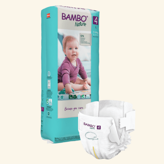 Fraldas T4, (7 - 14 kg), 48 und, pack XL, Bambo Nature - O Gato das Fraldas