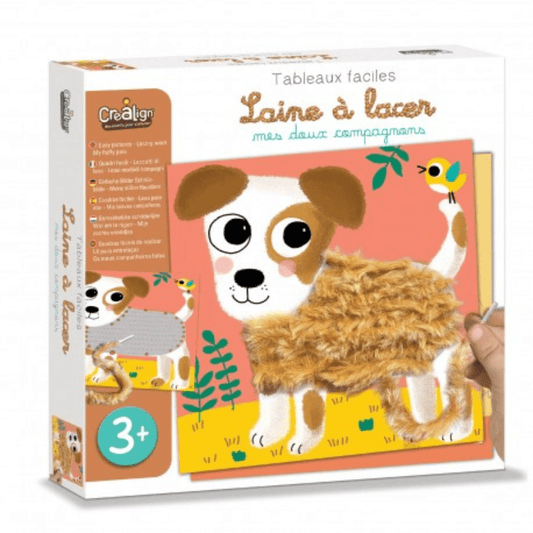 Jogo de enfiamentos com lã Créa Lign' - O Gato das Fraldas