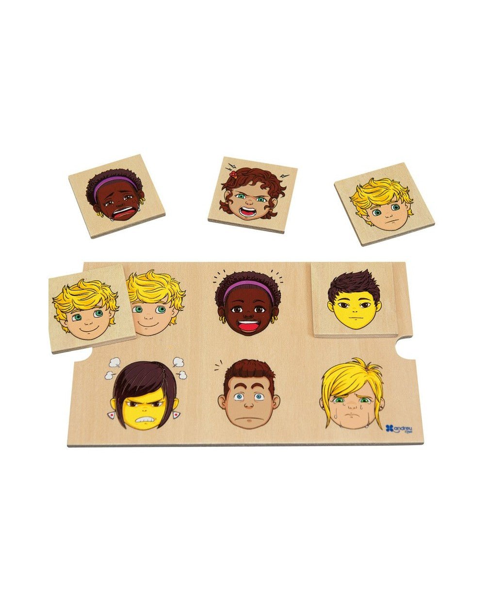 Jogo de expressões faciais Andreu Toys - O Gato das Fraldas