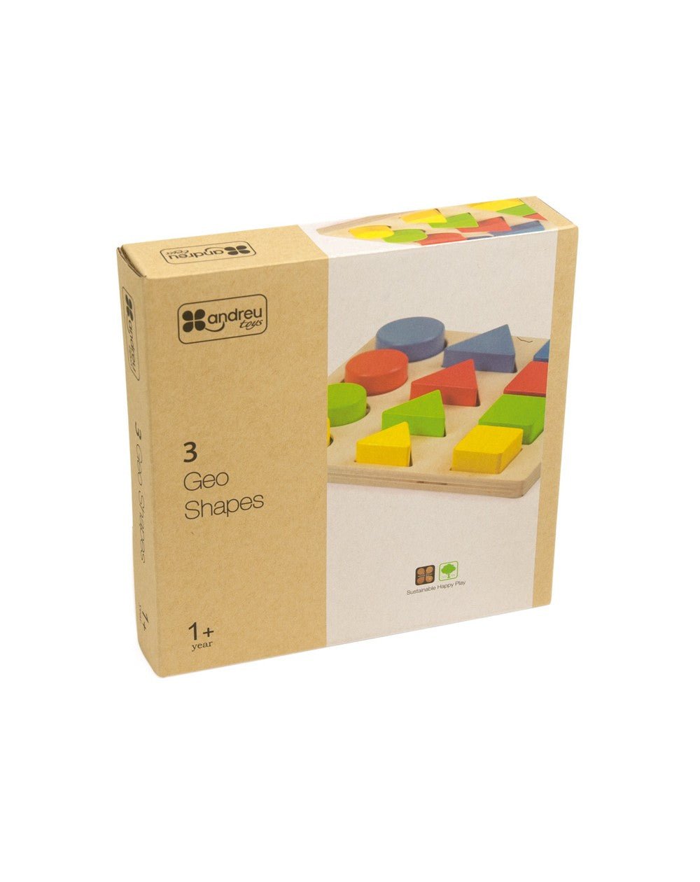 Jogo de formas geométricas Andreu Toys - O Gato das Fraldas