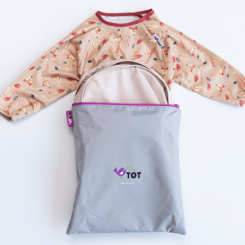 Kit Babete e Tabuleiro para BLW, Tidy Tot - O Gato das Fraldas