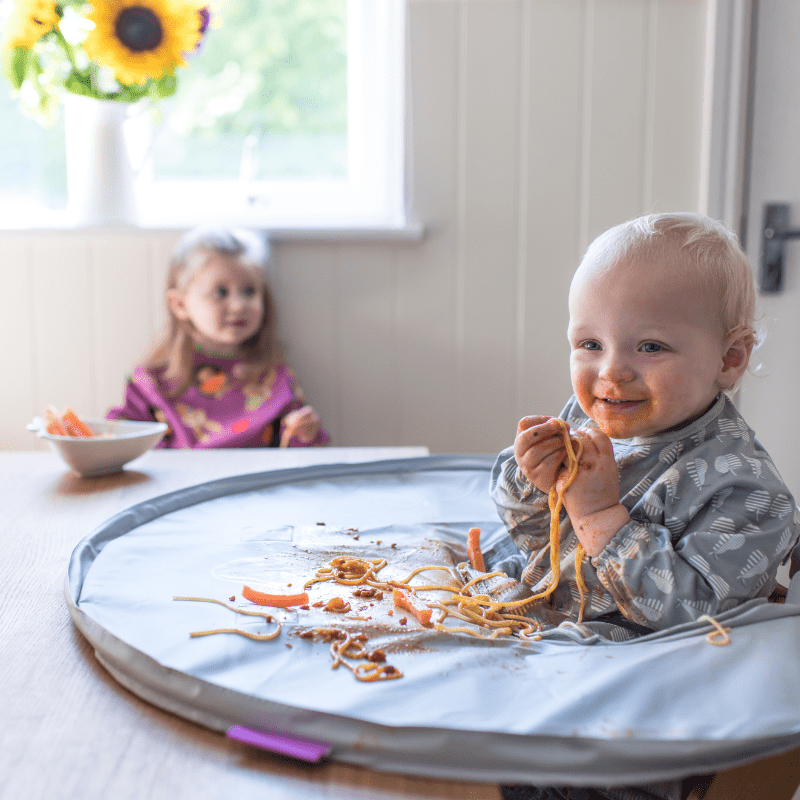 Kit Babete e Tabuleiro para BLW, Tidy Tot - O Gato das Fraldas