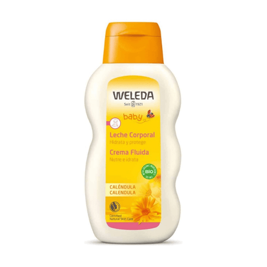 Leite Corporal de Calêndula com Ingredientes Biológicos Weleda - O Gato das Fraldas