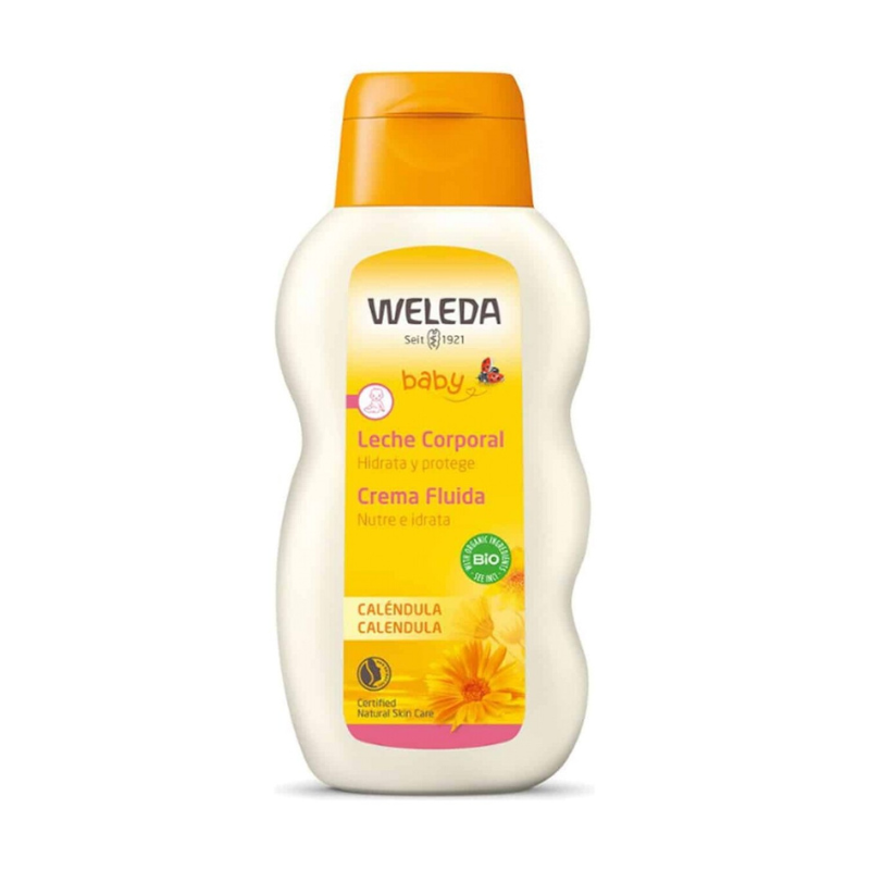 Leite Corporal de Calêndula com Ingredientes Biológicos Weleda