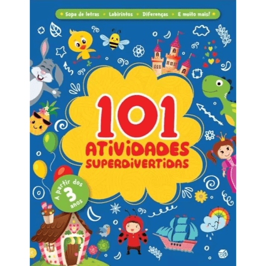 Livro de atividades - 101 atividades superdivertidas - O Gato das Fraldas