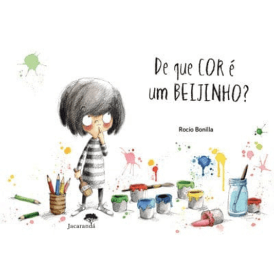Livro - De que cor é um Beijinho ? - O Gato das Fraldas