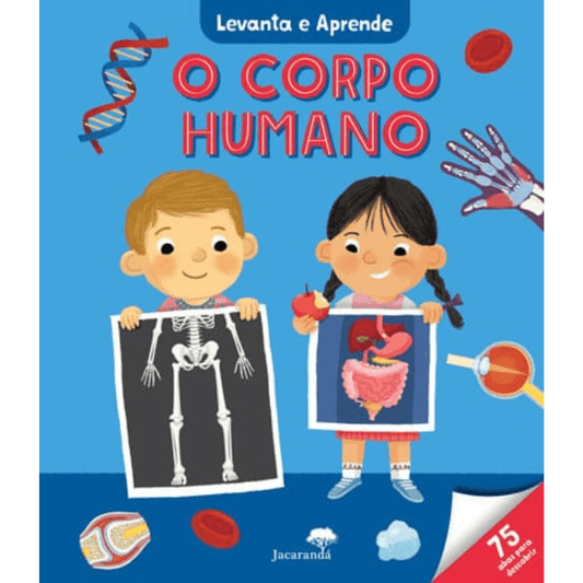 Livro - O corpo humano - Levanta e aprende - O Gato das Fraldas