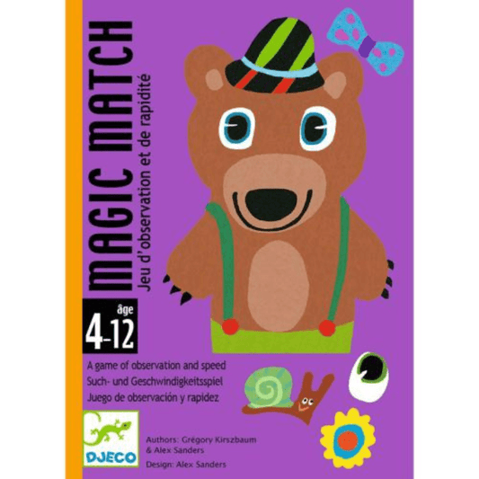 Magic Match – Jogo de Observação e Rapidez, Djeco - O Gato das Fraldas