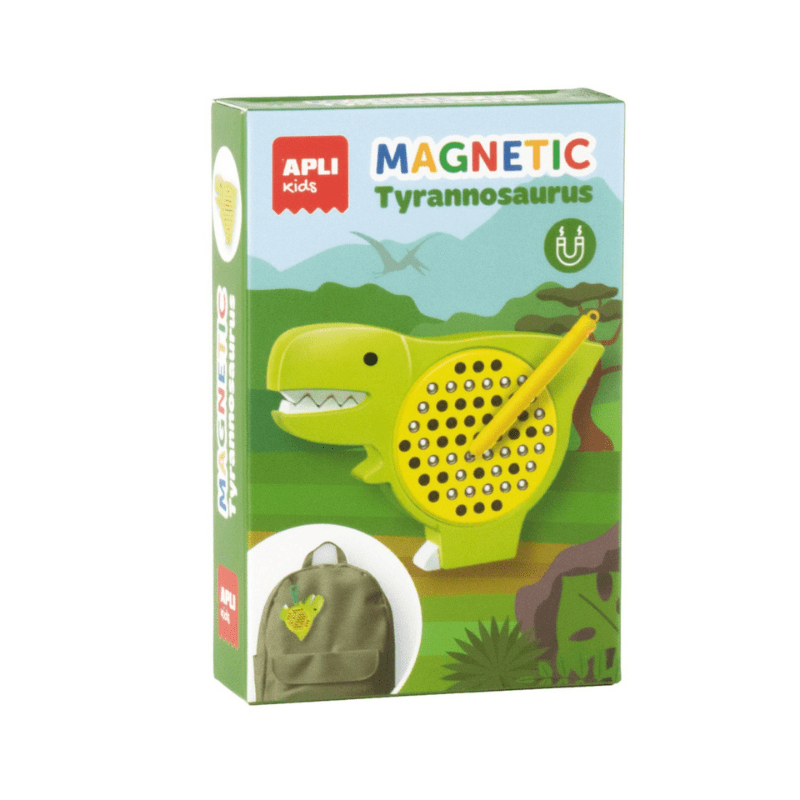 Mini Quadro Magnético com Caneta Dinos Tyrannosaurus, APLI Kids - O Gato das Fraldas