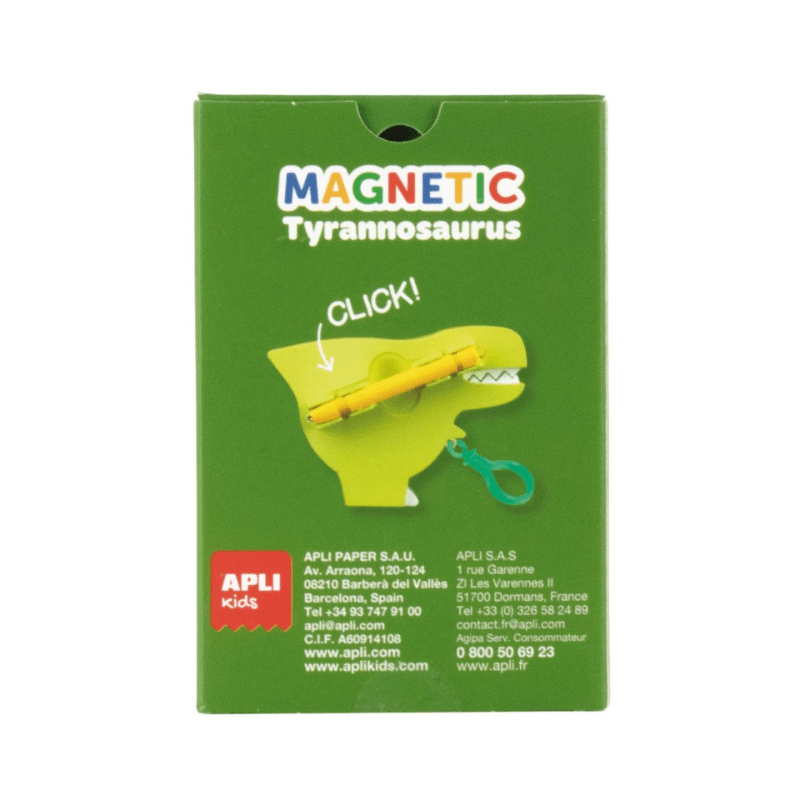 Mini Quadro Magnético com Caneta Dinos Tyrannosaurus, APLI Kids - O Gato das Fraldas