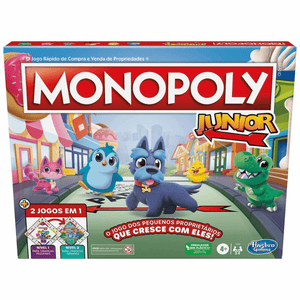 Monopoly Junior 2 em 1, 4+