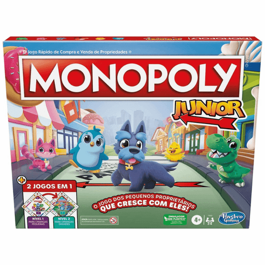 Monopoly Junior, Hasbro Gaming - O Gato das Fraldas