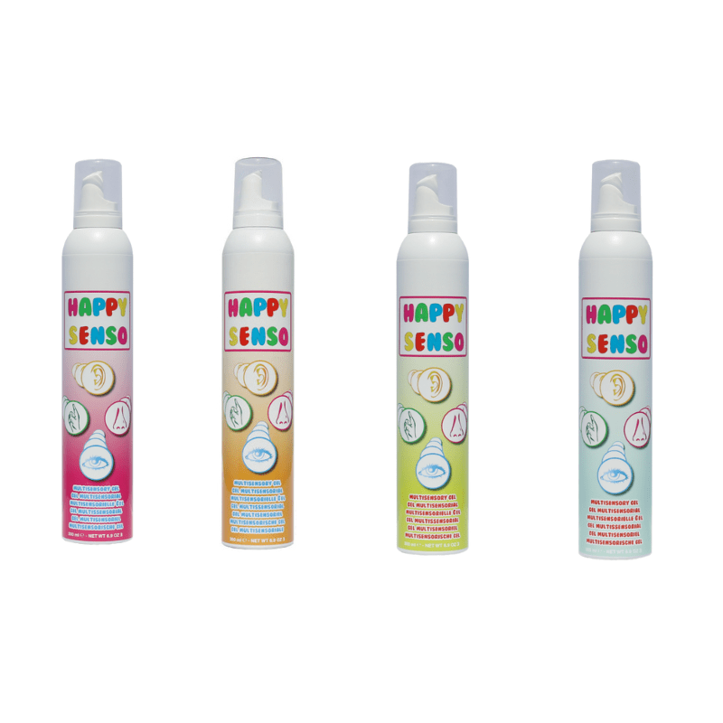 Pack de 4 Gel Multissensorial, original (sem cor) Happy Senso - O Gato das Fraldas