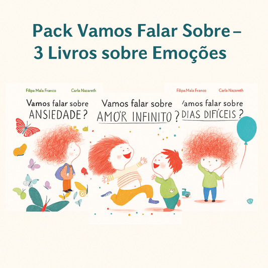 Pack “Vamos Falar Sobre” – 3 Livros sobre Emoções - O Gato das Fraldas