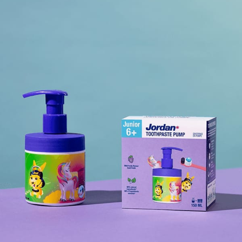 Pasta de Dentes Pump Junior 6-12 anos 150ml, Jordan