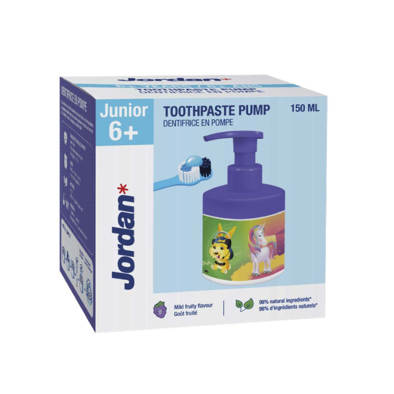 Pasta de Dentes Pump Junior 6-12 anos 150ml, Jordan