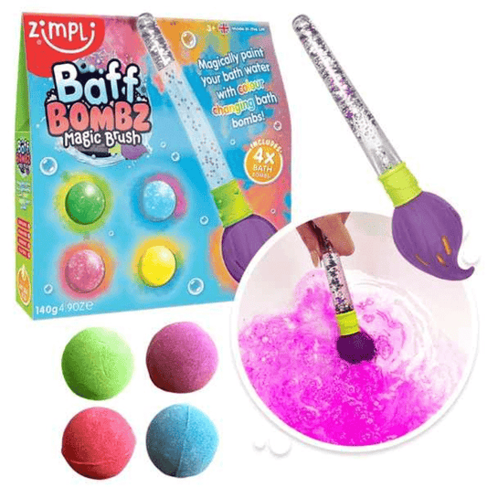 Pincel mágico para o banho baff bombz, Zimpli Kids - O Gato das Fraldas