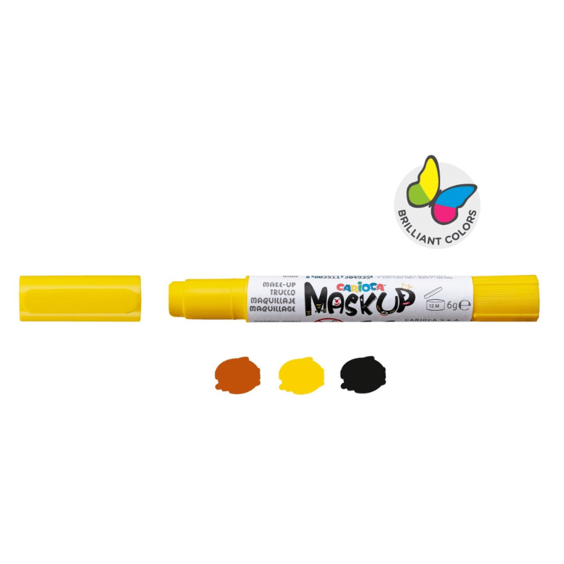 Pintura facial mask up 3 cores, Carioca - O Gato das Fraldas