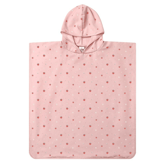 Poncho de Praia Strawberries, Monneka - O Gato das Fraldas
