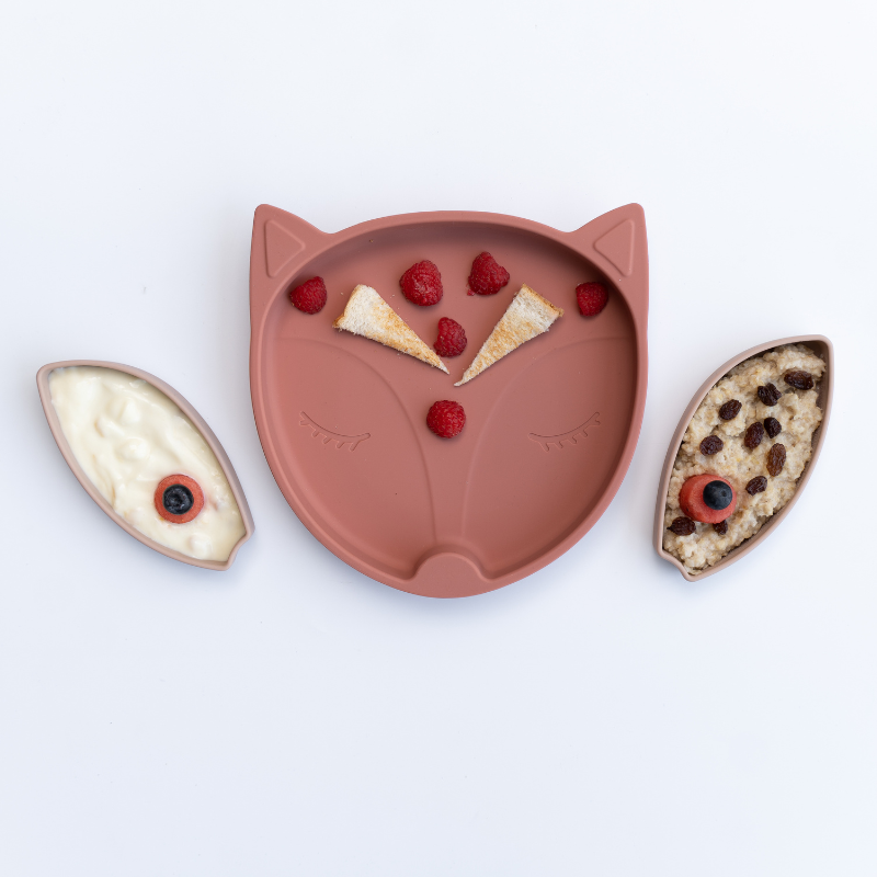 Prato Silicone com Sucção Bebé Tidy Tot + Taças