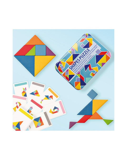 Puzzle Tangram formas - O Gato das Fraldas