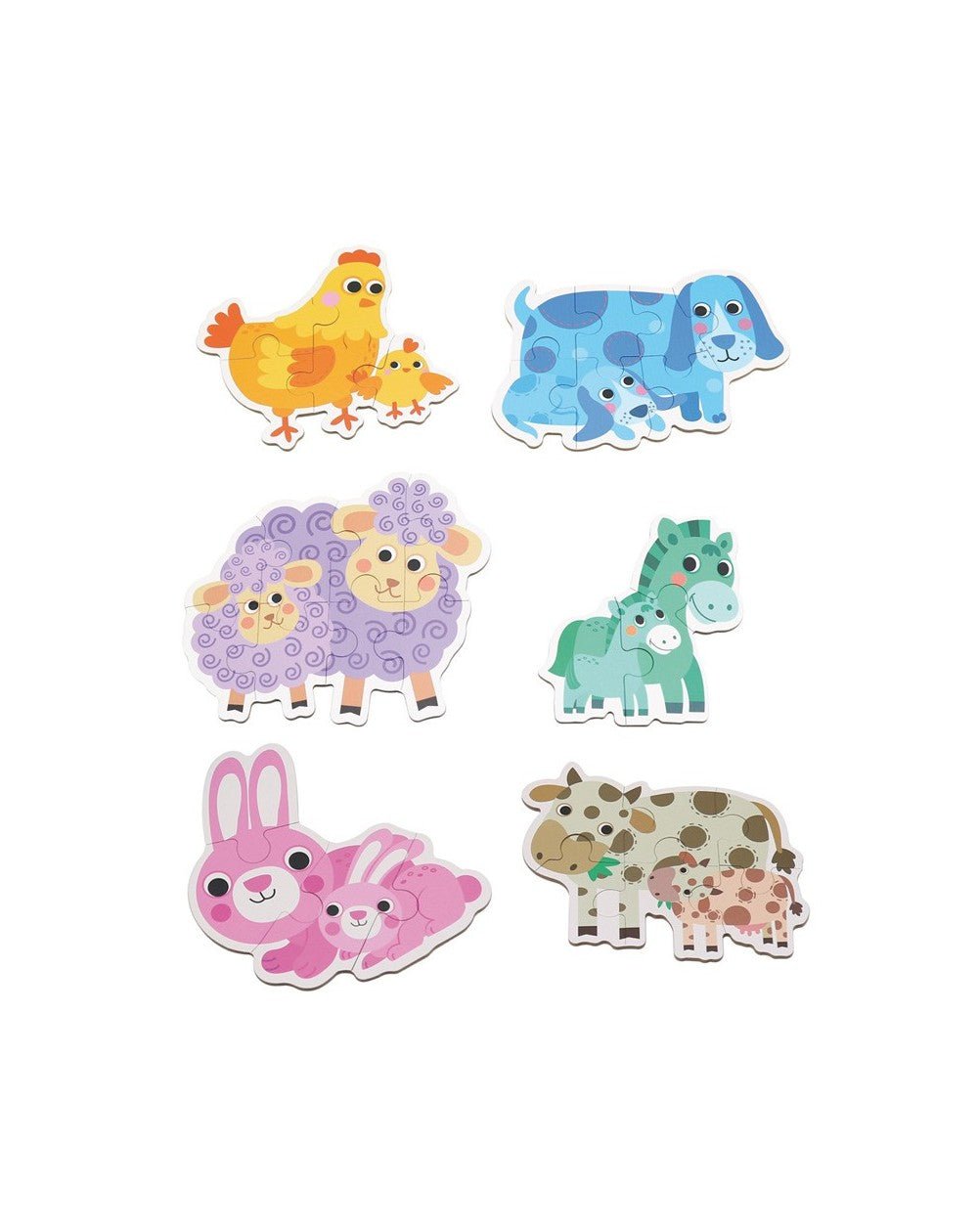 Puzzles progressivos 33 peças - vários modelos - O Gato das Fraldas