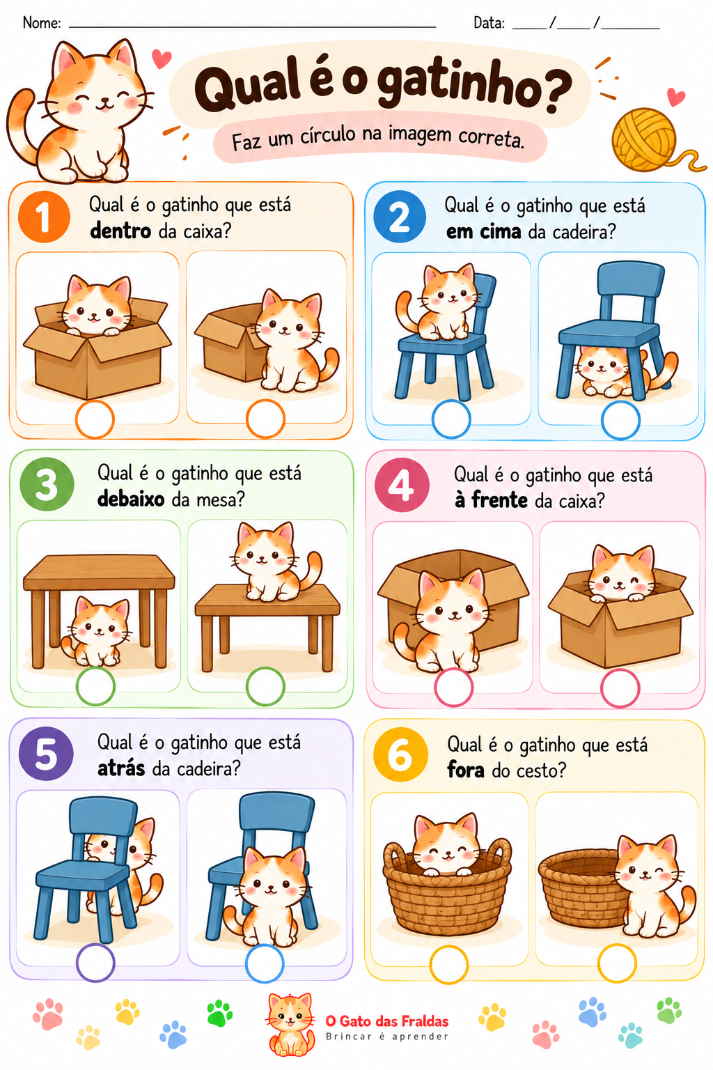 Qual é o gatinho?