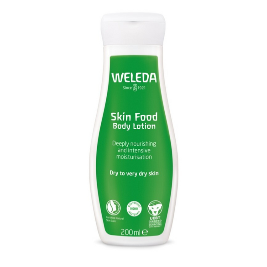 Leite corporal SKinFood à base de plantas medicinais - 200 ml Weleda