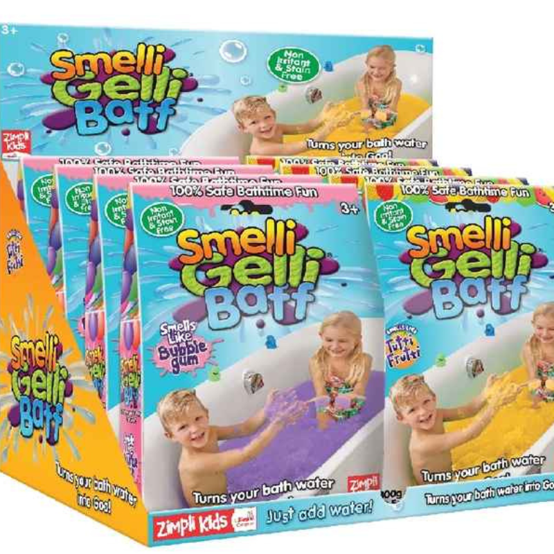 Atividade sensorial smelli gelli baff da Zimpli Kids