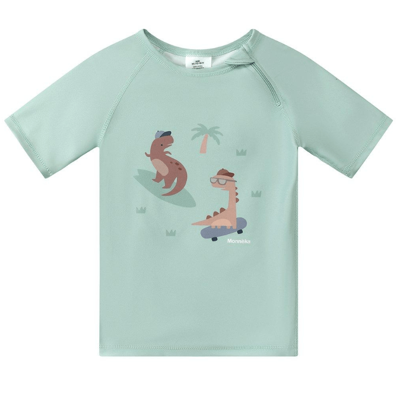 T-shirt com Proteção Solar Cool Dinos, Monneka - O Gato das Fraldas