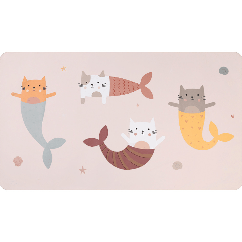 Toalha de Praia Microfibra Mermaid Cats – Monnëka - O Gato das Fraldas