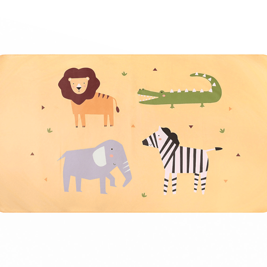 Toalha de Praia Microfibra Wild Animals – Monnëka - O Gato das Fraldas