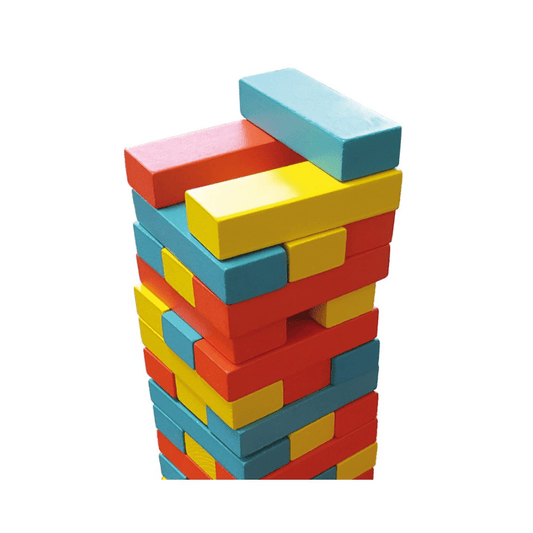 Torre de empilhar colorida Andreu Toys - O Gato das Fraldas