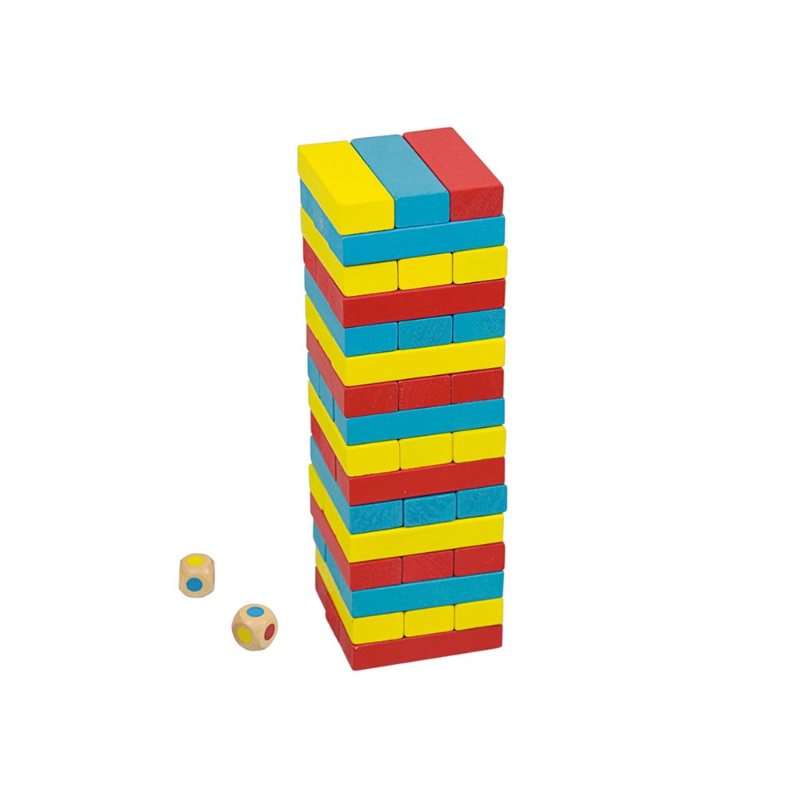 Torre de empilhar colorida Andreu Toys